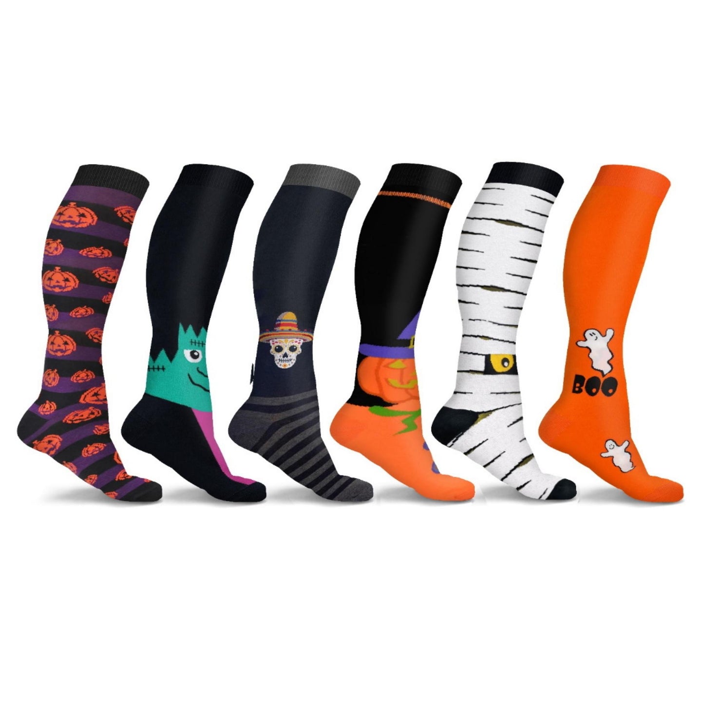 DCF Halloween Compression Socks (3-Pair or 6-Pair)