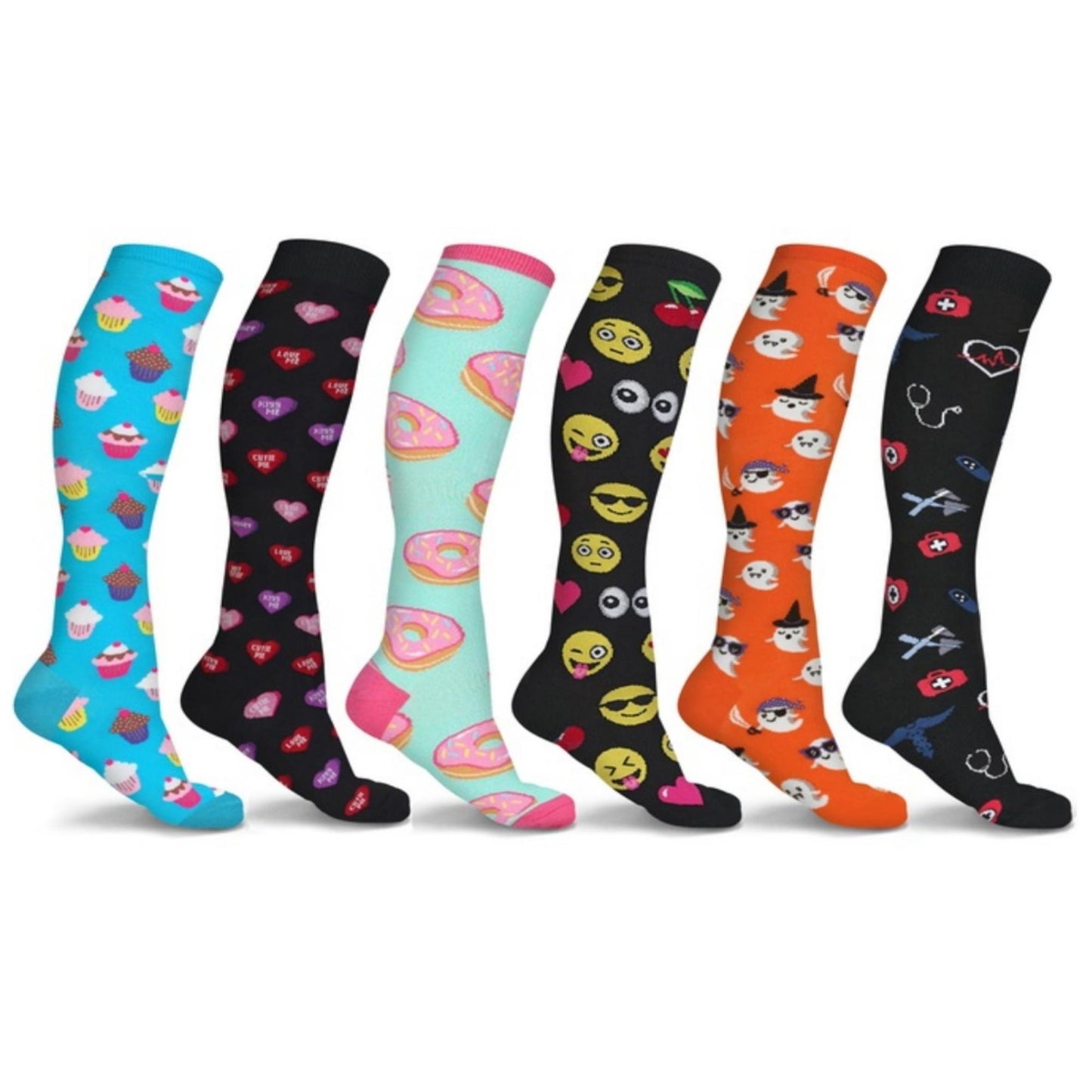 DCF Halloween Compression Socks (3-Pair or 6-Pair)