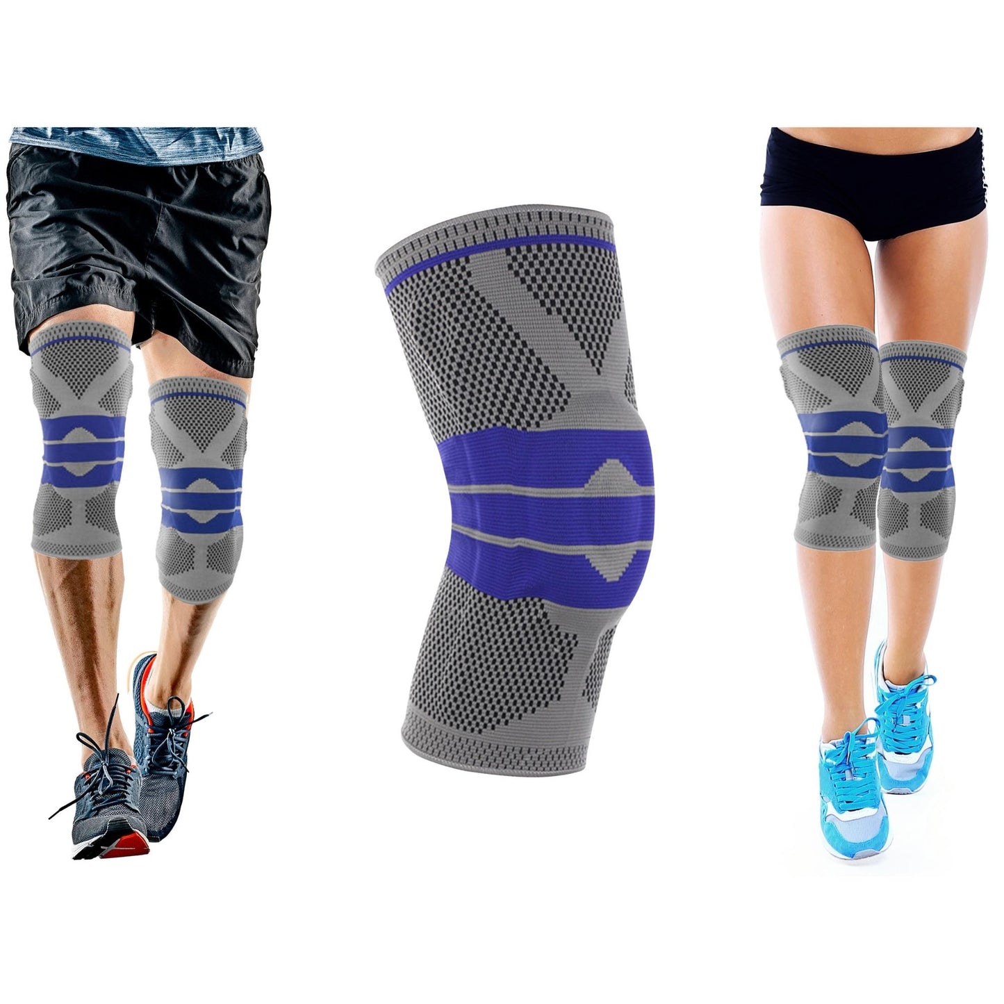 Knee Brace Compression Sleeve Knee Pads Support for Meniscus Tear Single Wrap