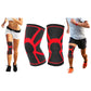 DCF Knee Compression Sleeve Support with Gel Grip (1-Pair)